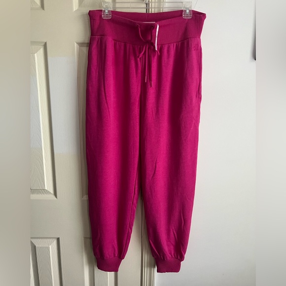 LOFT Lou & Grey Pink fleece joggers M - Picture 10 of 10